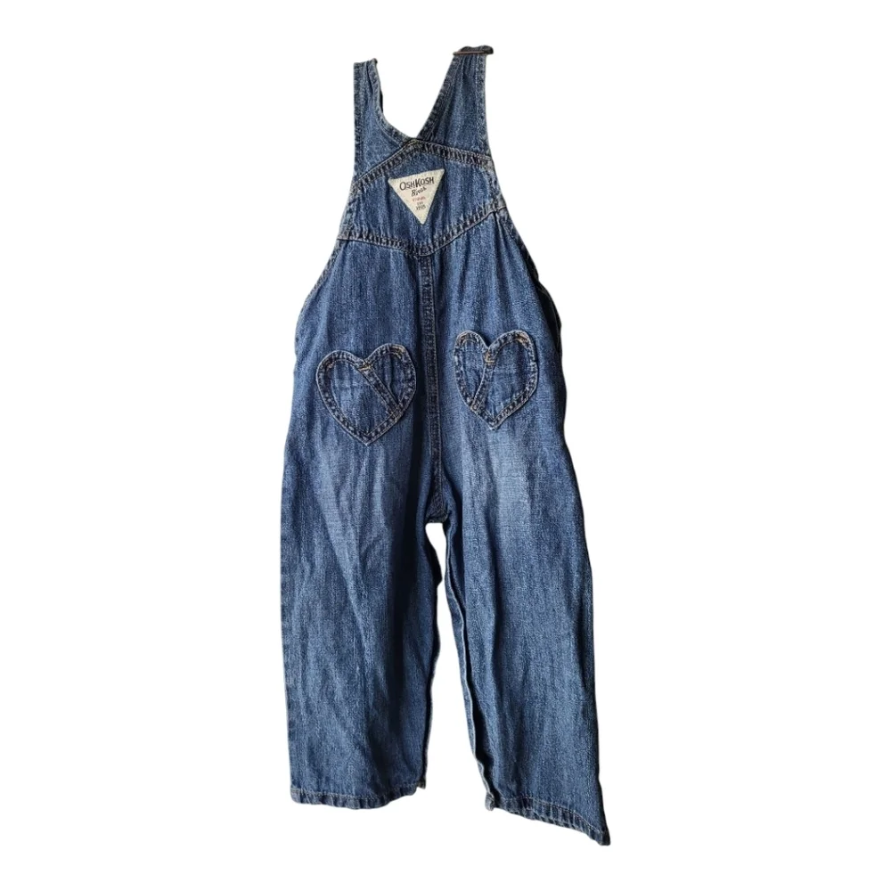 Oshgosh Girls Blue Denim‎ Overalls